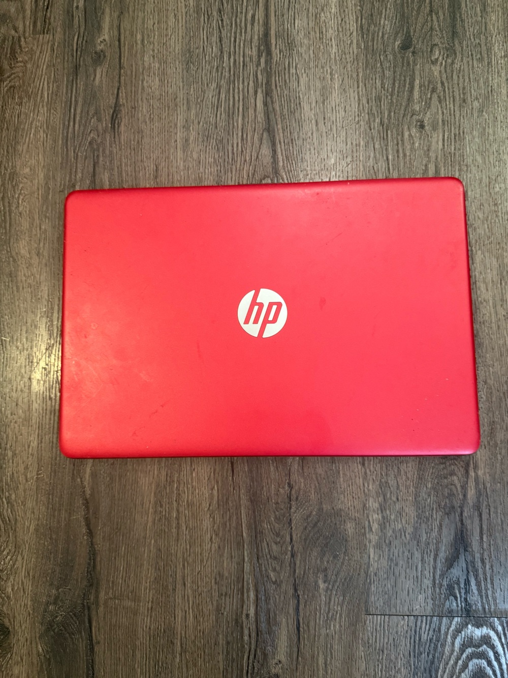 HP Red and Silver 15.6" Laptop with Numeric Keypad Intel Pentium Gold 128GB SSD